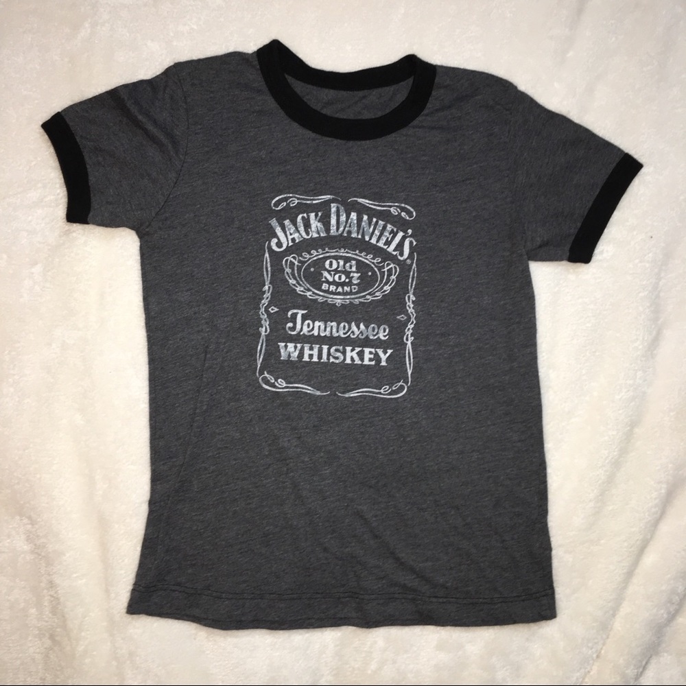 Vintage 1990’s Jack Daniels ringer t-shirt tee